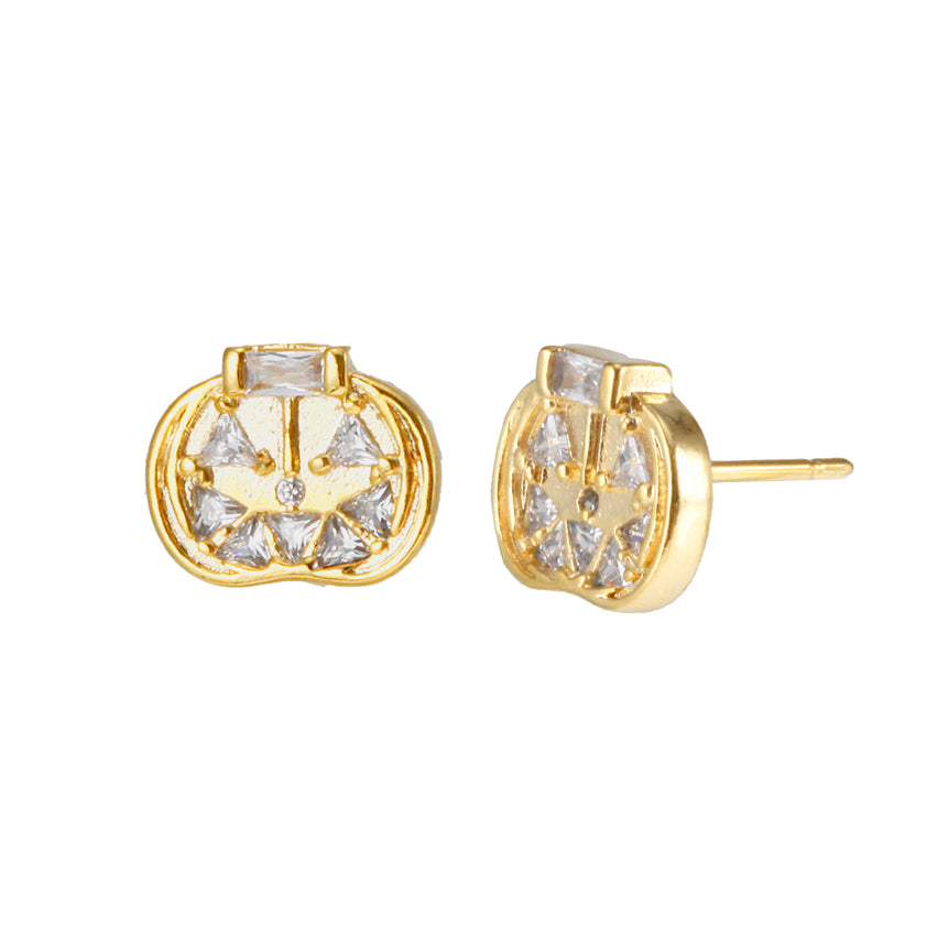 Pumpkin Spice Stud Earrings
