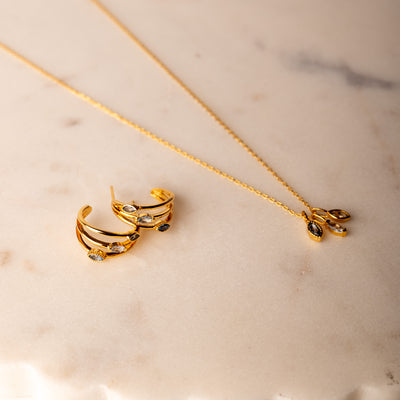 Trinity Drop Necklace