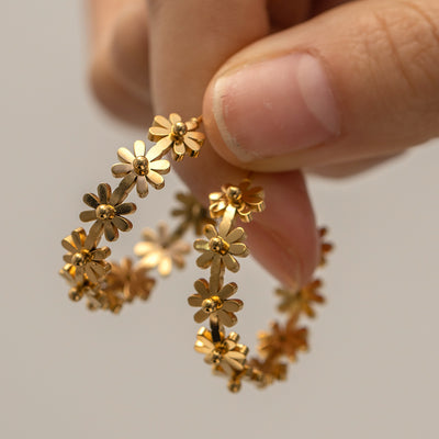 Daisy Daze Hoops Earrings