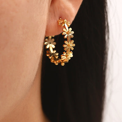 Daisy Daze Hoops Earrings