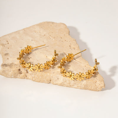 Daisy Daze Hoops Earrings