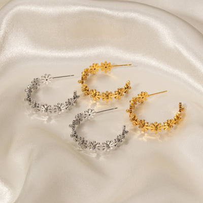 Daisy Daze Hoops Earrings