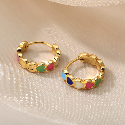 Mimosa Huggie Hoops Earrings