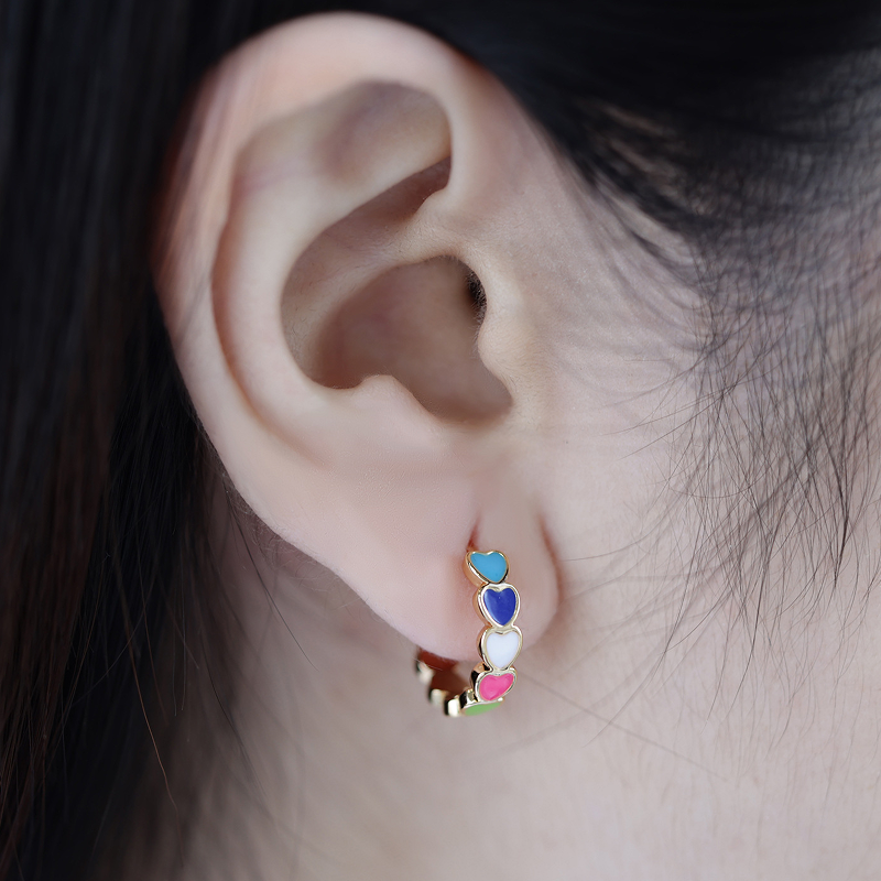 Mimosa Huggie Hoops Earrings