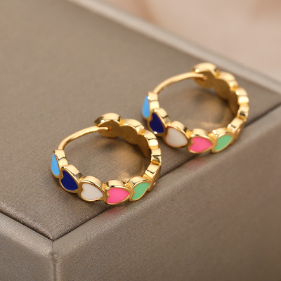 Mimosa Huggie Hoops Earrings