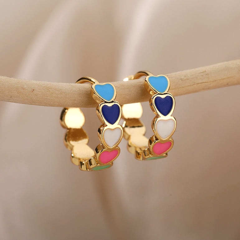Mimosa Huggie Hoops Earrings