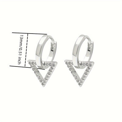 Vibe V Huggie Hoops Earrings