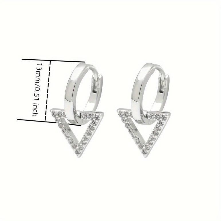 Vibe V Huggie Hoops Earrings