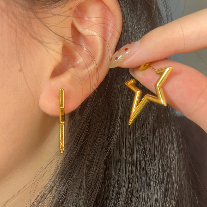 Ziggy Star Stud Earrings