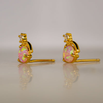 Opal Pop Stud Earrings