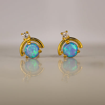 Opal Pop Stud Earrings