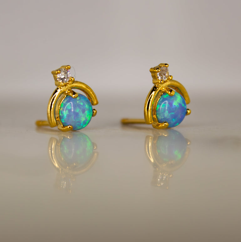Opal Pop Stud Earrings