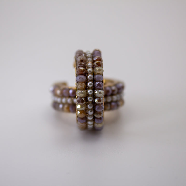 Duchess Edge Hoop Earrings