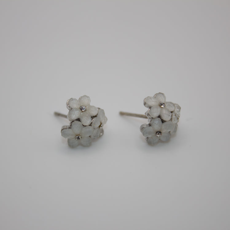  Mother of Pearl Bloom Studs - The Jazzy Owl