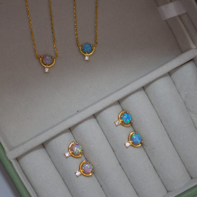 Opal Pop Stud Earrings