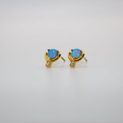 Opal Pop Stud Earrings