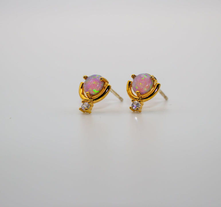Opal Pop Stud Earrings