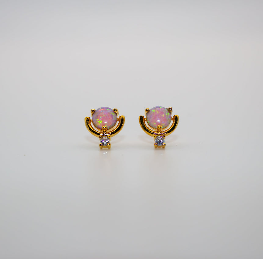 Opal Pop Stud Earrings
