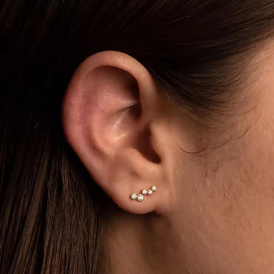 Dainty Dots Stud Earrings