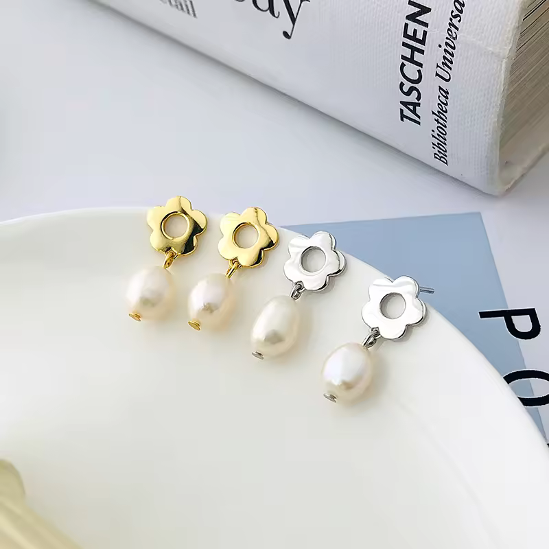 Floret Dew Drop Earrings