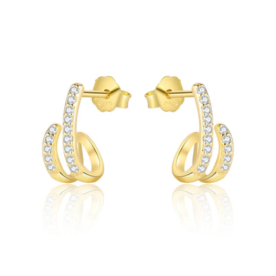 Swirly Whirly Studs Earrings