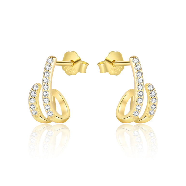 Swirly Whirly Studs Earrings