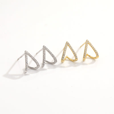 Heartline Spark Stud Earrings