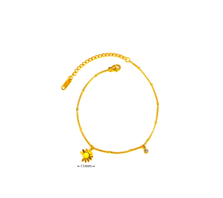  Daisy Dazzle Anklet - The Jazzy Owl