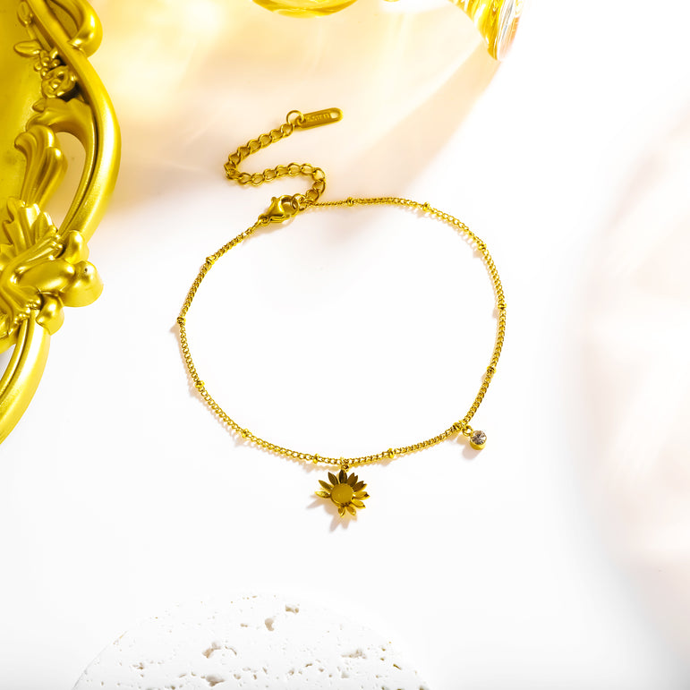  Daisy Dazzle Anklet - The Jazzy Owl