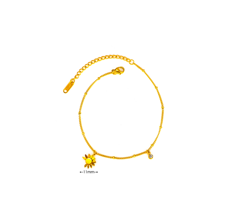  Daisy Dazzle Anklet - The Jazzy Owl