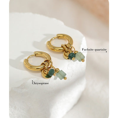 Meadow Drop Hoops Earrings