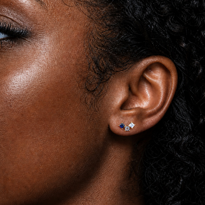 Blue Wink Earrings