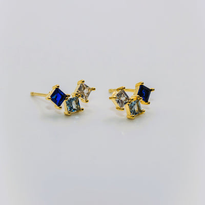 Blue Wink Earrings