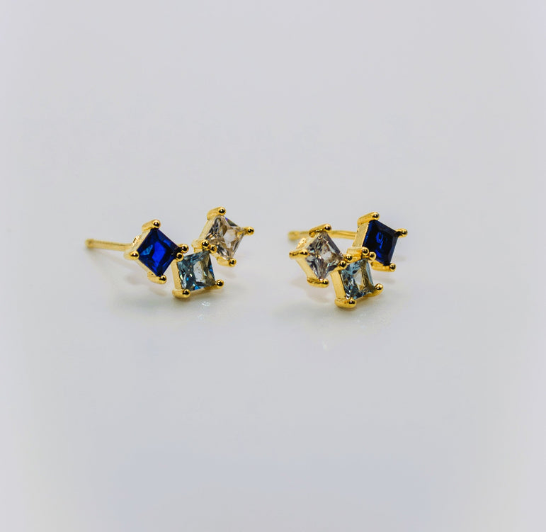 Blue Wink Earrings