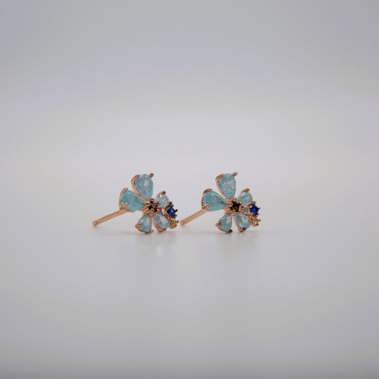  Blue Me Away Studs - The Jazzy Owl