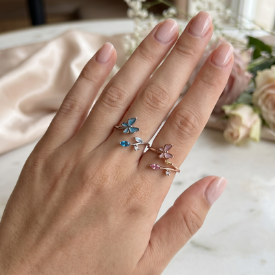  Flutter Affair Ring - The Jazzy Owl