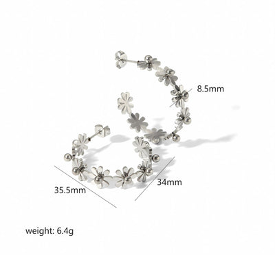 Daisy Daze Hoops Earrings
