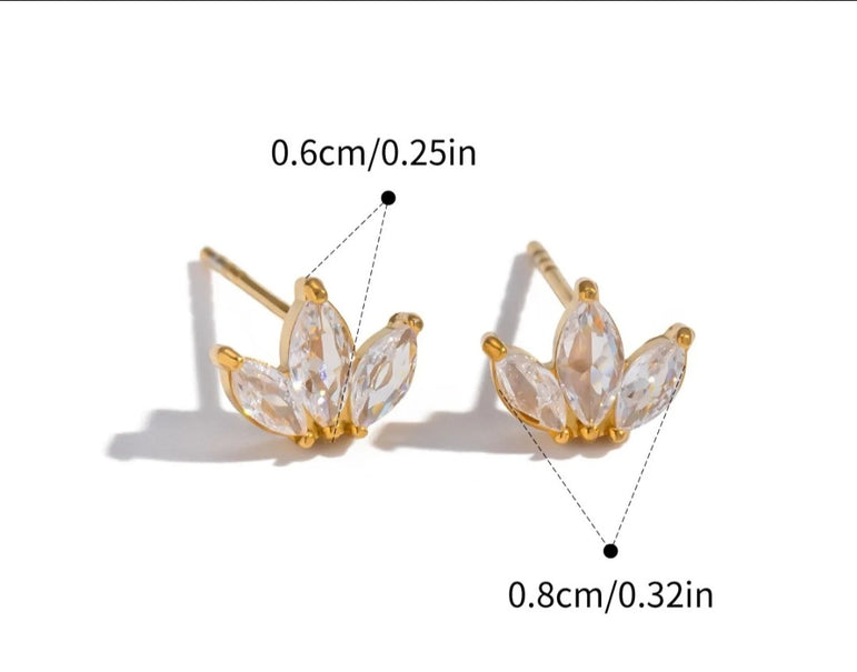  Petal Pop Stud Earrings - The Jazzy Owl